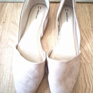 Time and Tru Light Beige Flats with Memory Foam